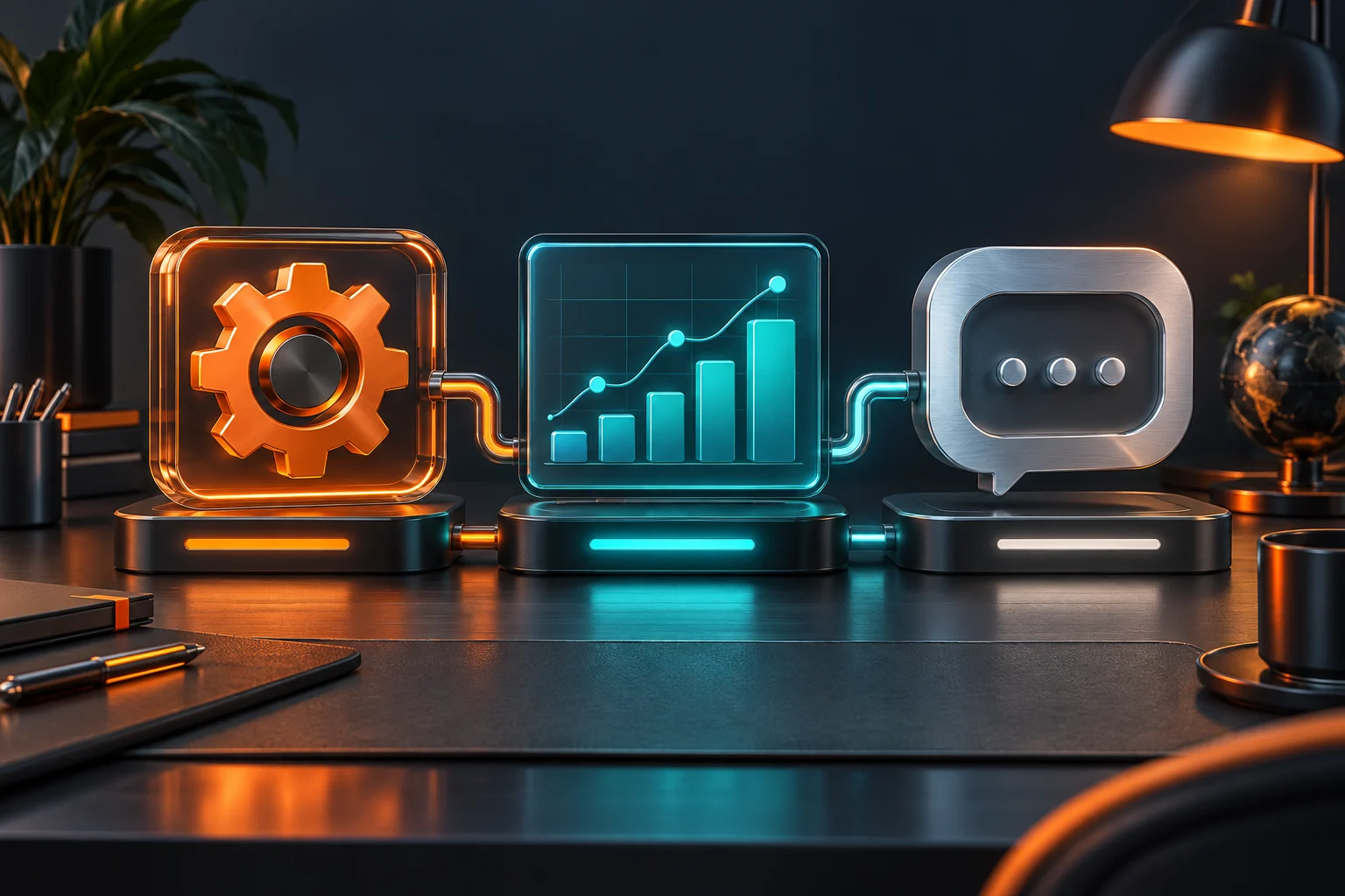 Модули операций, аналитики и совместной работы в CRM